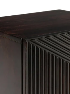 Comodino In Legno Di Mango Massiccio Louis