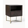 Comodino In Legno Di Mango Massiccio Con Cassetto Luca*Westwing Collection Online