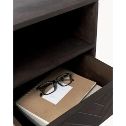 Comodino In Legno Di Mango Massiccio Con Cassetto Luca*Westwing Collection Online