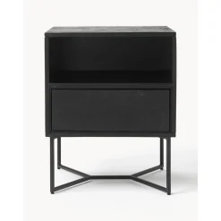 Comodino In Legno Di Mango Massiccio Con Cassetto Luca*Westwing Collection Clearance