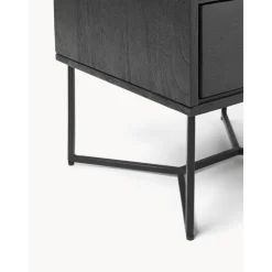 Comodino In Legno Di Mango Massiccio Con Cassetto Luca*Westwing Collection Clearance