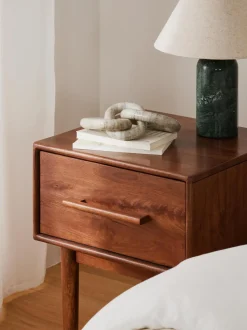 Comodino In Legno Di Mango Massiccio Paul