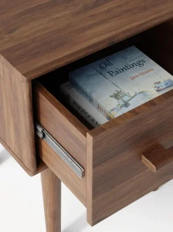 Comodino In Legno Di Mango Massiccio Paul