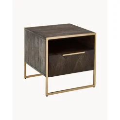 Comodino In Legno Di Mango Massiccio Harry*Westwing Collection Fashion