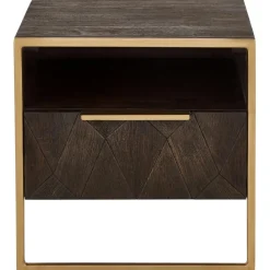 Comodino In Legno Di Mango Massiccio Harry*Westwing Collection Fashion