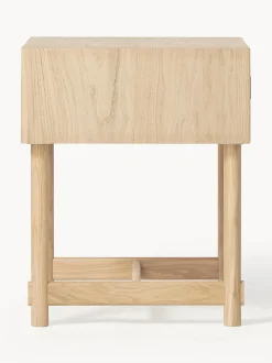 Comodino In Legno Di Quercia Con Cassetto Diana