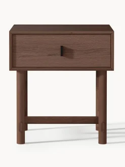 Comodino In Legno Di Quercia Con Cassetto Diana