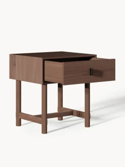 Comodino In Legno Di Quercia Con Cassetto Diana