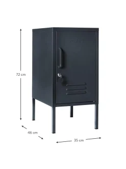 Comodino In Metallo The Shorty, Apertura Verso Destra O Sinistra