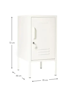 Comodino In Metallo The Shorty, Apertura Verso Sinistra O Destra