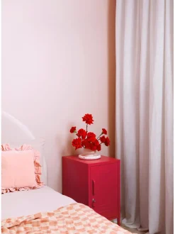 Comodino In Metallo The Shorty, Apertura Verso Sinistra O Destra