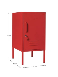 Comodino In Metallo The Shorty, Apertura Verso Sinistra O Destra