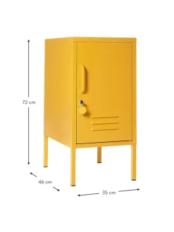 Comodino In Metallo The Shorty, Apertura Verso Destra O Sinistra