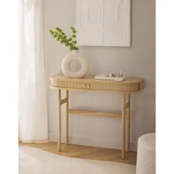 Consolle Con Frontale Scanalato Calary*Westwing Collection Discount