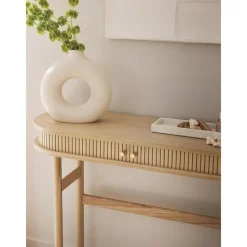 Consolle Con Frontale Scanalato Calary*Westwing Collection Discount