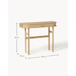 Consolle Con Frontale Scanalato Calary*Westwing Collection Discount