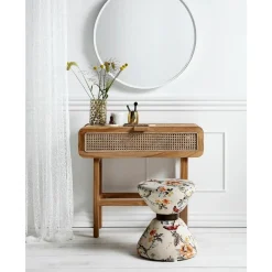 Consolle Con Intreccio In Rattan Aising*Nordal Discount