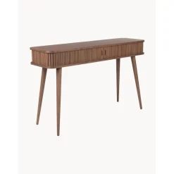 Consolle In Legno Con Cassetti E Frontali Scanalati Barbier*Zuiver Fashion