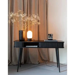 Consolle In Legno Con Vano Portaoggetti E Frontale Scanalato Barbier*Zuiver Best