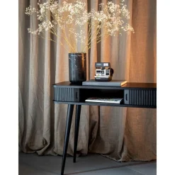 Consolle In Legno Con Vano Portaoggetti E Frontale Scanalato Barbier*Zuiver Best