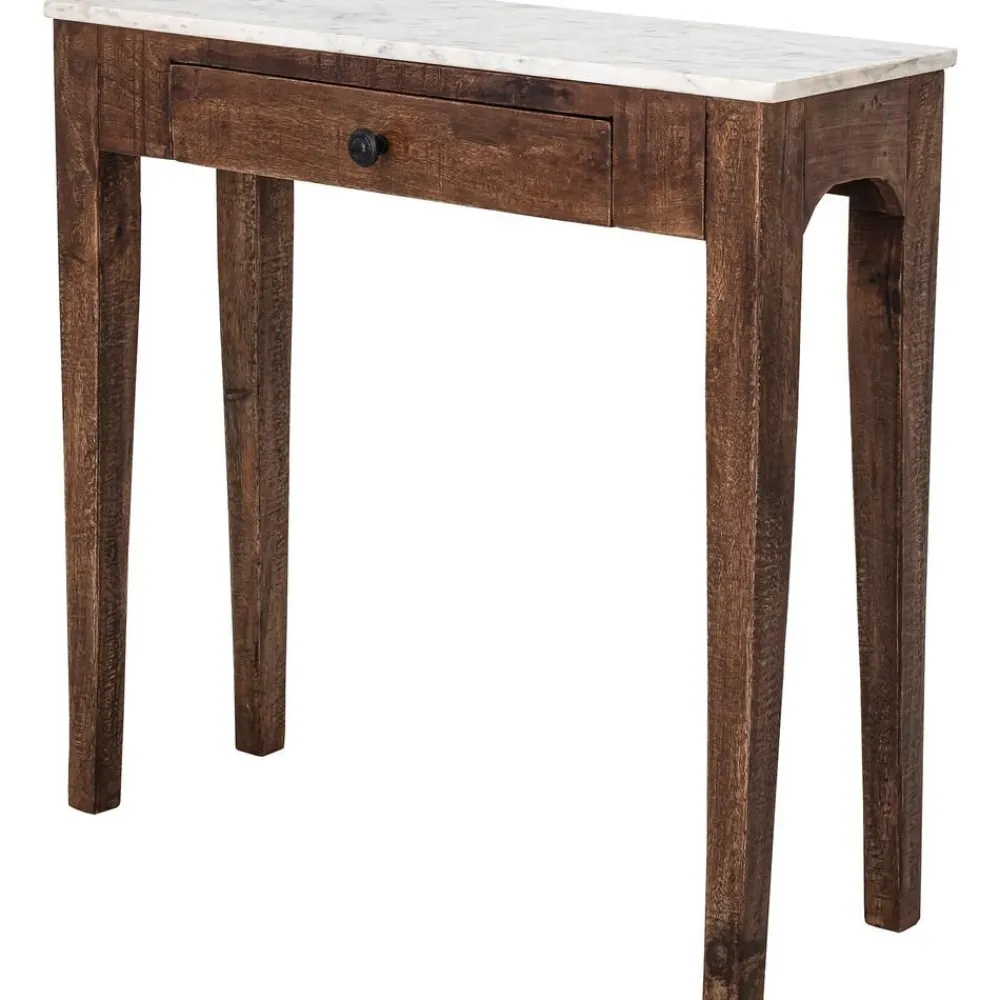 Consolle In Legno Di Mango Con Piano In Marmo Hauge*Bloomingville Sale