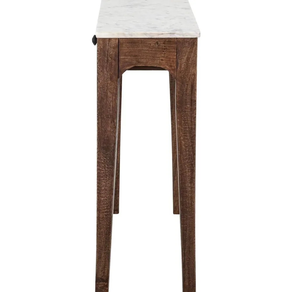 Consolle In Legno Di Mango Con Piano In Marmo Hauge*Bloomingville Sale