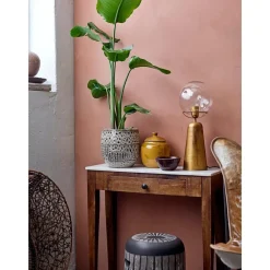 Consolle In Legno Di Mango Con Piano In Marmo Hauge*Bloomingville Sale