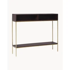 Consolle In Legno Massiccio Con Vani A Giorno Lyle*Westwing Collection New