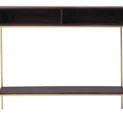 Consolle In Legno Massiccio Con Vani A Giorno Lyle*Westwing Collection New