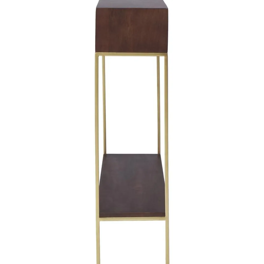 Consolle In Legno Massiccio Con Vani A Giorno Lyle*Westwing Collection New