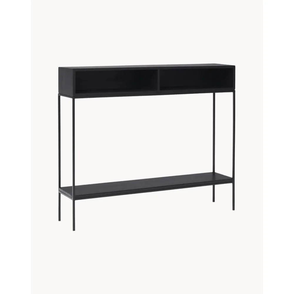 Consolle In Legno Massiccio Con Vani A Giorno Lyle*Westwing Collection Best