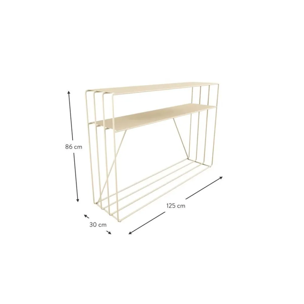 Consolle In Metallo Ria*Metallbude Outlet