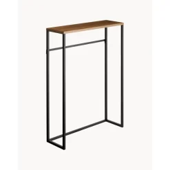 Consolle Stretta In Metallo Con Ganci Tower*Yamazaki Discount