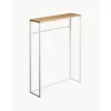 Consolle Stretta In Metallo Con Ganci Tower*Yamazaki Outlet