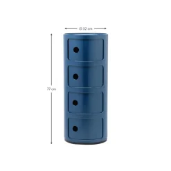 Contenitore Di Design Con 4 Cassetti Componibili*Kartell Fashion