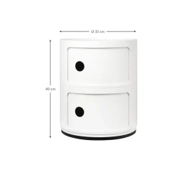 Contenitore Di Design Con 2 Cassetti Componibili*Kartell Fashion