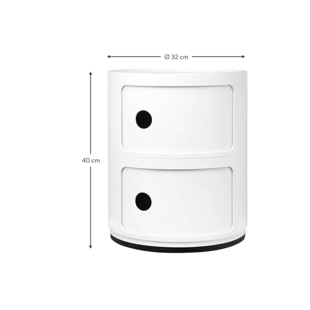 Contenitore Di Design Con 2 Cassetti Componibili*Kartell Fashion