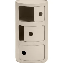 Contenitore Di Design Con 3 Cassetti Componibili Bio*Kartell Outlet