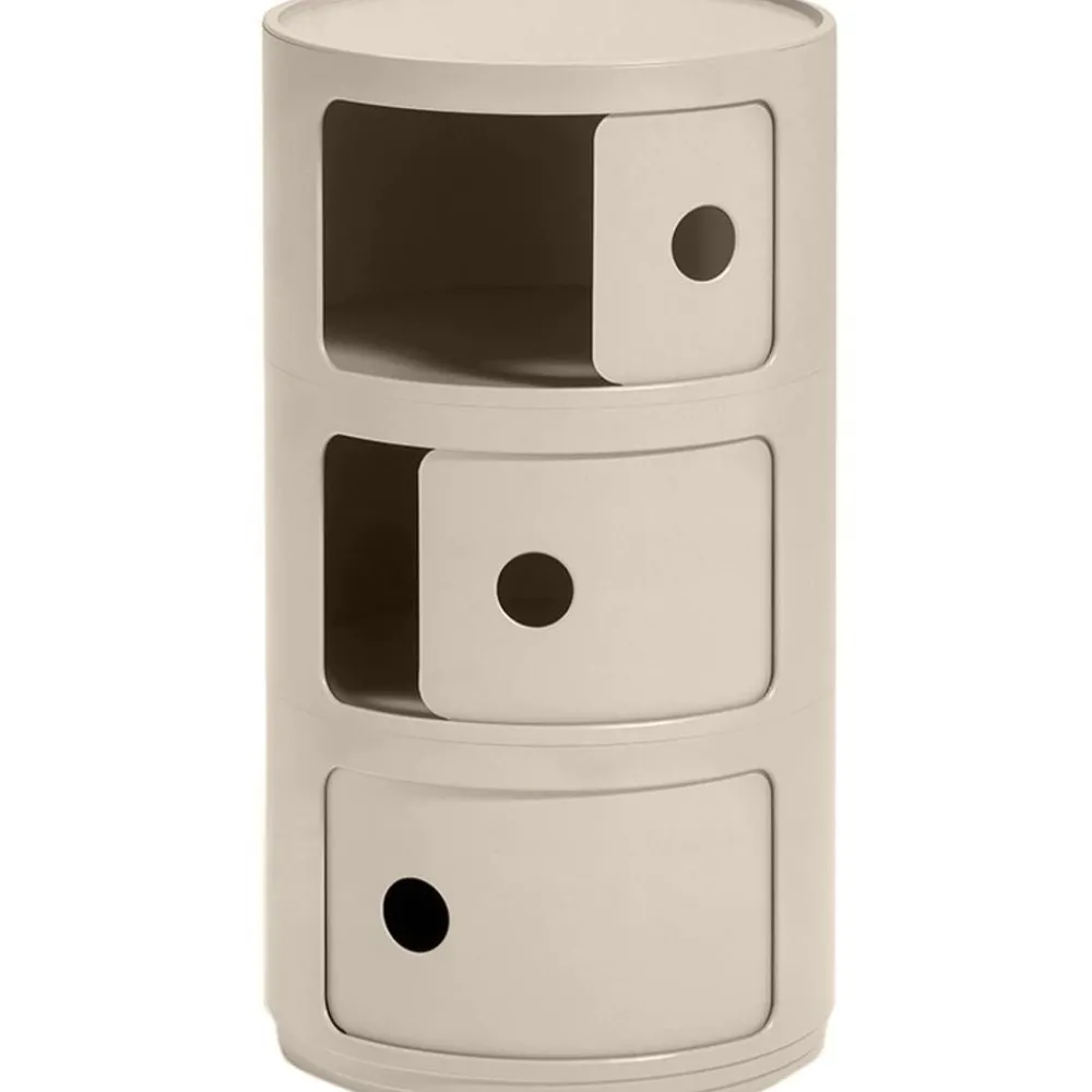 Contenitore Di Design Con 3 Cassetti Componibili Bio*Kartell Outlet