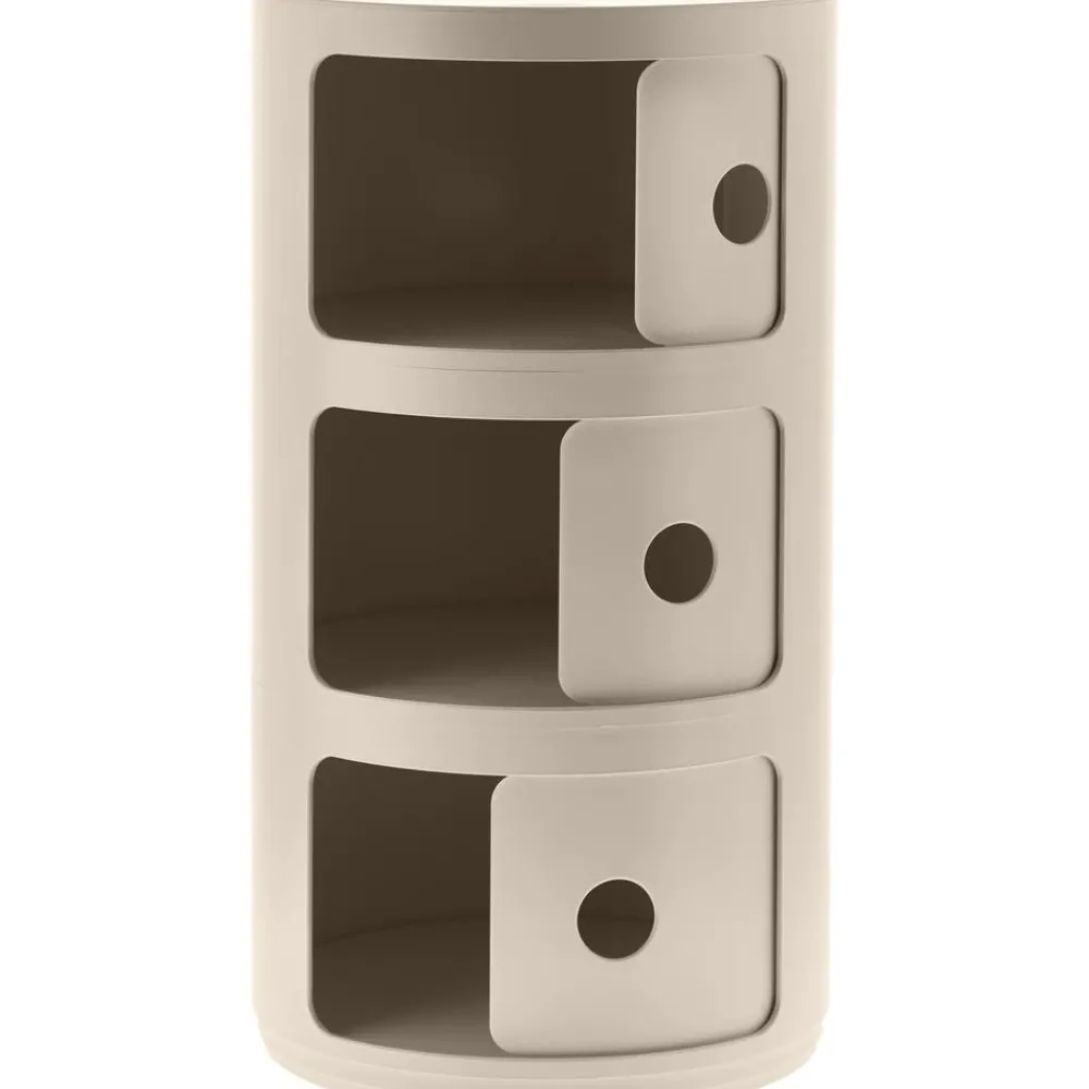 Contenitore Di Design Con 3 Cassetti Componibili Bio*Kartell Outlet