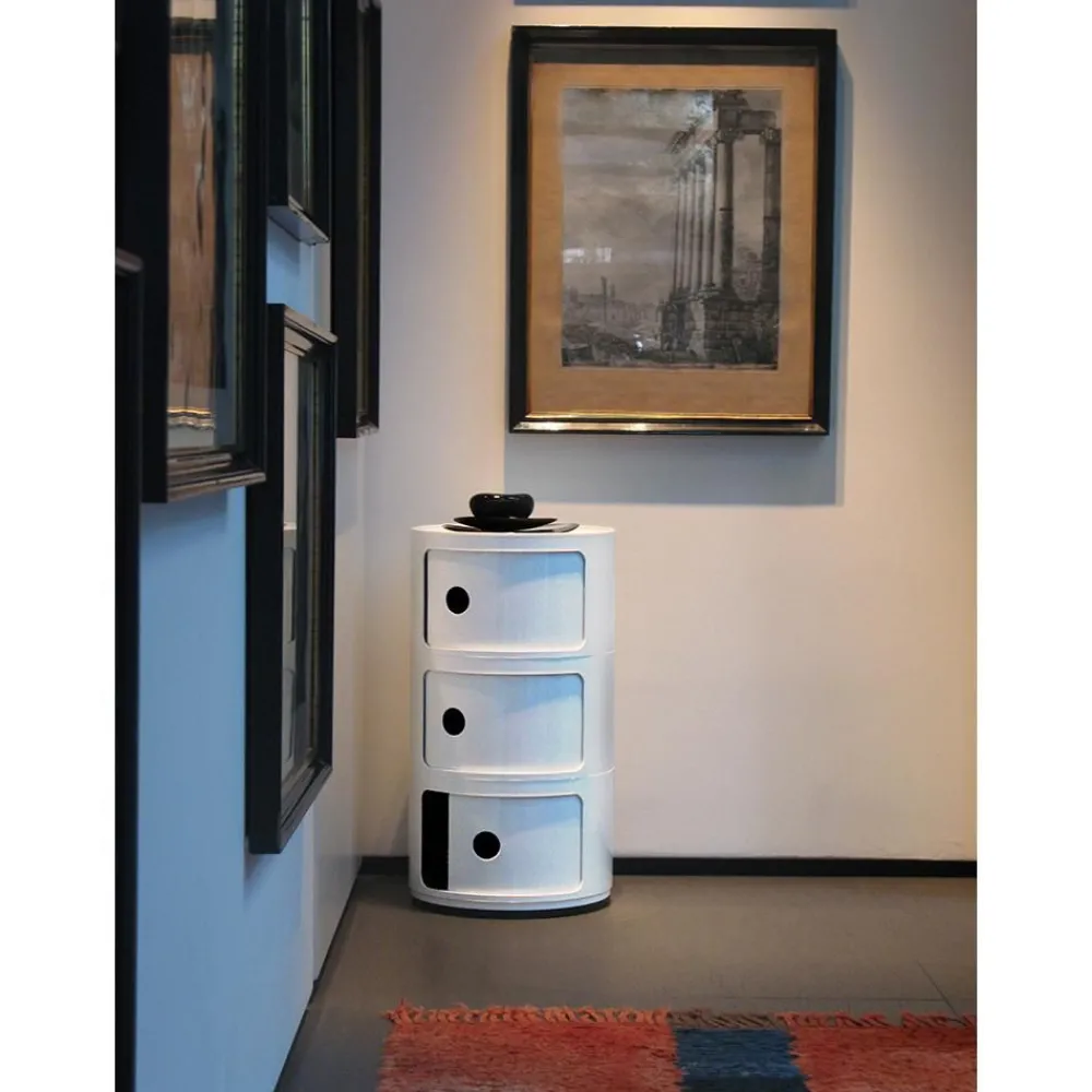 Contenitore Di Design Con 3 Cassetti Componibili*Kartell Best