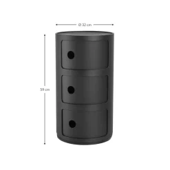 Contenitore Di Design Con 3 Cassetti Componibili*Kartell Best