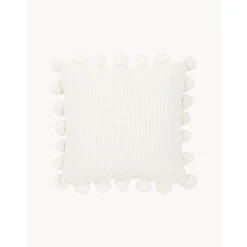 Copricuscino A Maglia Con Pompon Molly*Westwing Collection Discount