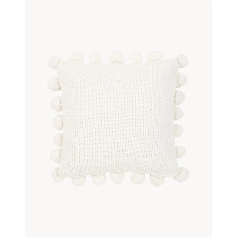 Copricuscino A Maglia Con Pompon Molly*Westwing Collection Discount