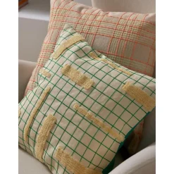 Copricuscino A Quadretti Con Dettagli Decorativi Wade*Westwing Collection Fashion