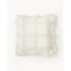 Copricuscino A Quadri Con Frange Kaspar*Westwing Collection Clearance
