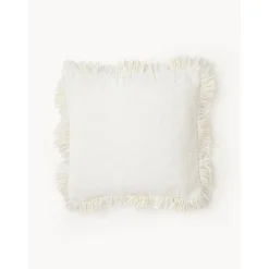 Copricuscino A Quadri Con Frange Kaspar*Westwing Collection Clearance