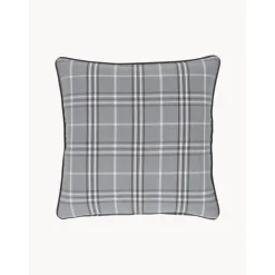 Copricuscino A Quadri Con Bordino Stirling*Westwing Collection Sale