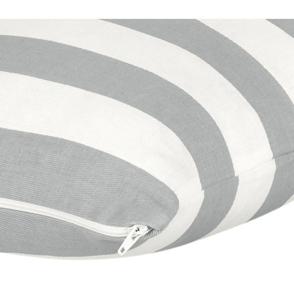 Copricuscino A Righe Color Grigio/Bianco Timon*Westwing Collection Best