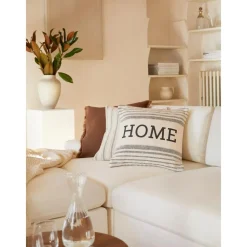 Copricuscino A Righe In Cotone Riciclato Home*Westwing Collection New